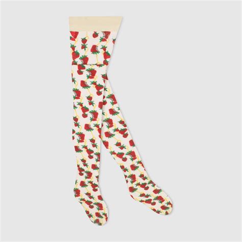 gucci strawberry tights|Gucci socks customer service.